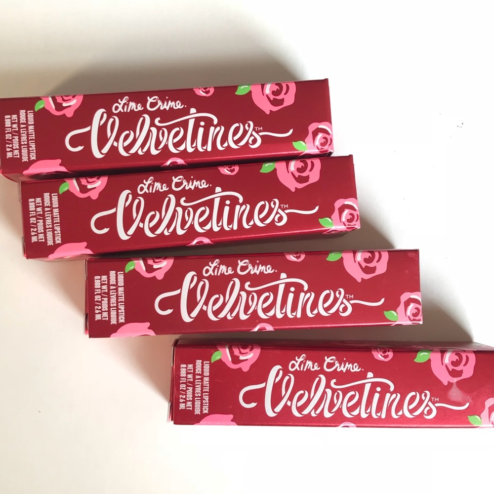 Lime Crime Velvetines 4 for $68
